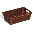 Rectangle Wicker Gift Baskets w/ Side Handles (11 3/4"x7 3/4"x3 3/4")
